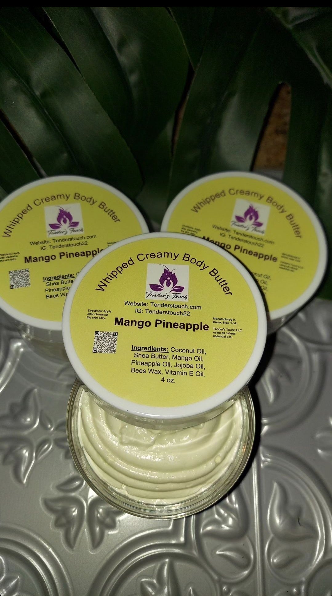 Mango Pineapple Body Butter- 4oz