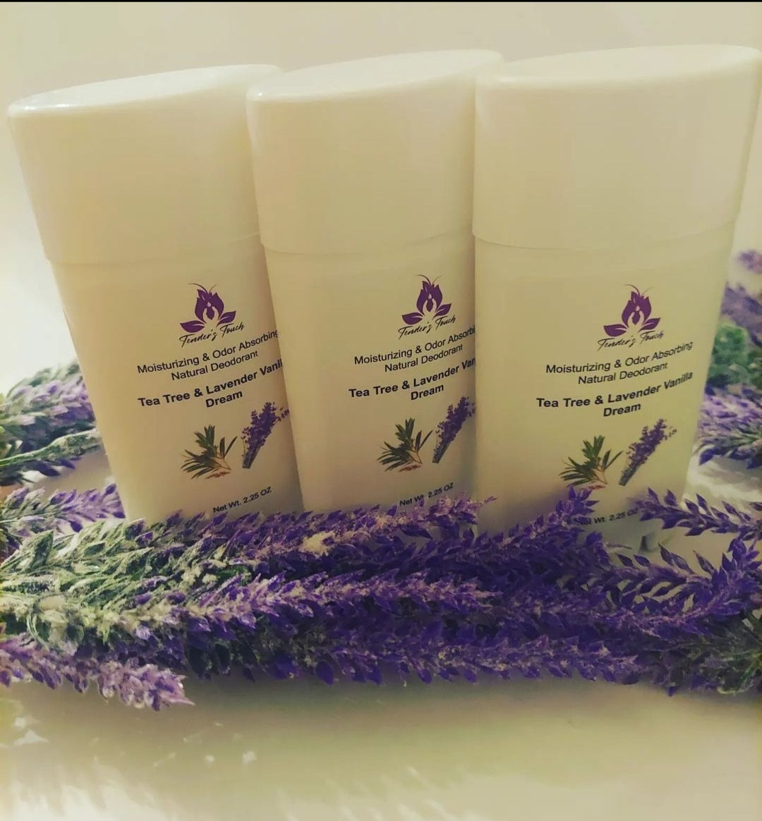 Natural Deodorant- Tea Tree & Lavender Vanilla Dream 2.25 oz